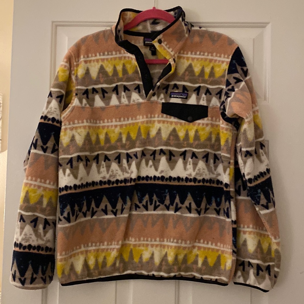 Patagonia Women Pull Over Fleece - Medium
